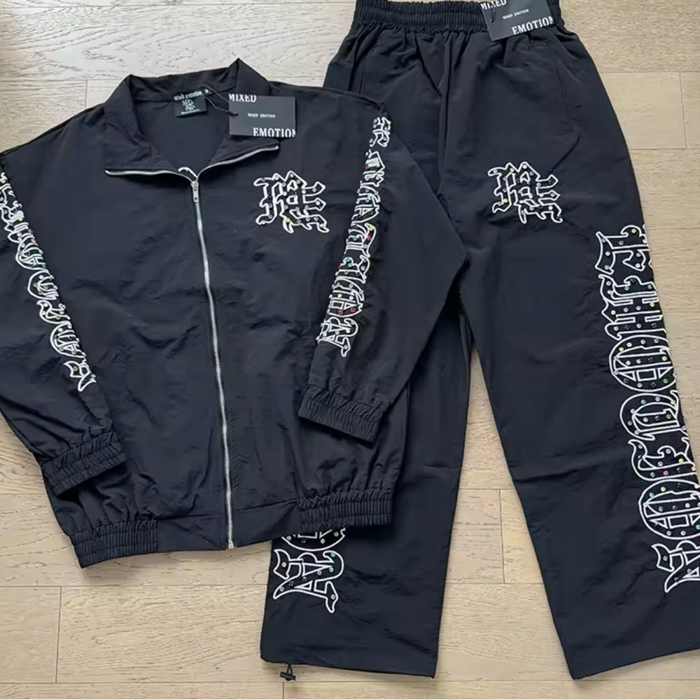 Black Windbreaker Jacket for Men